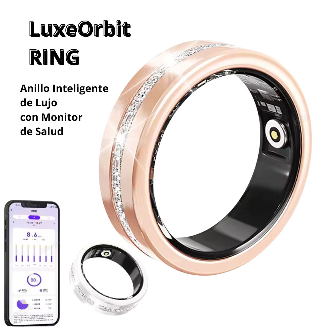 LuxeOrbit Ring – Anillo Inteligente de Tecnología portátil
