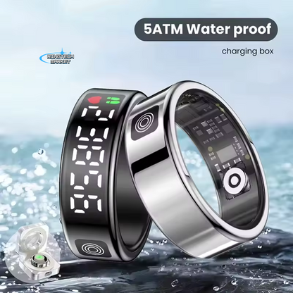 Smart Ring SR08 – Anillo Inteligente con Pantalla OLED y Monitor de Salud