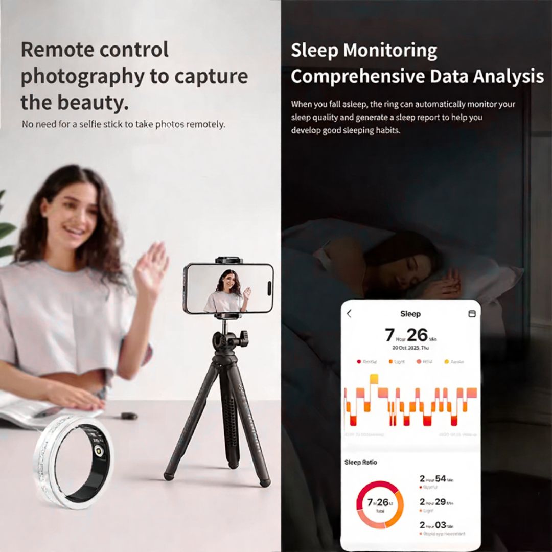 LuxeOrbit Ring – Anillo Inteligente de Tecnología portátil