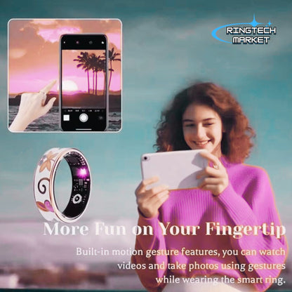 Anillo Inteligente de Salud y Estilo – Impermeable 5 ATM